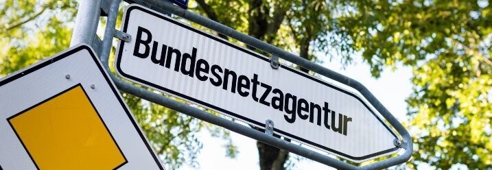 Schild Bundesnetzagentur
